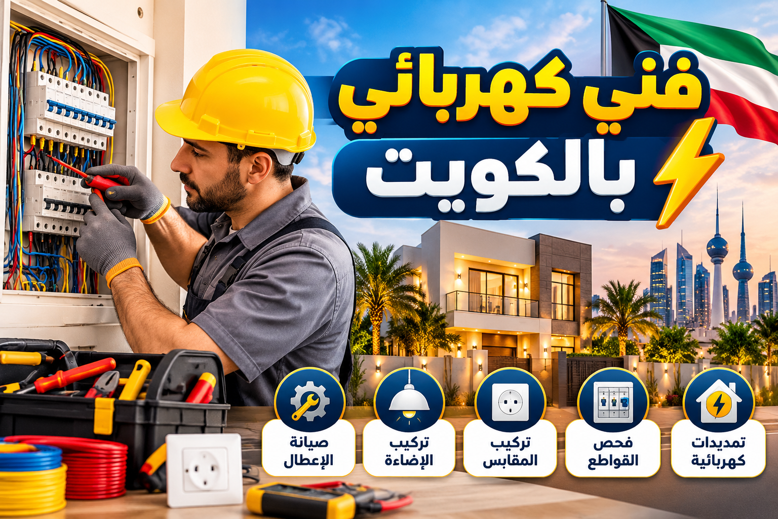 كهرباء المنزل في الكويت: خطوات عملية لفهم الأعطال والوقاية منها